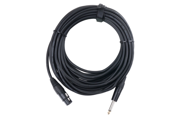 Pronomic Stage XFJ-10 Cavo Microfono XLR/Jack 10 m Nero image 1