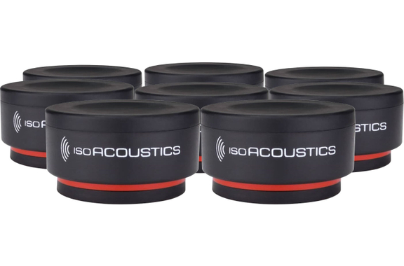 IsoAcoustics ISO-PUCK mini Akustik Entkoppler 8er Set image 1