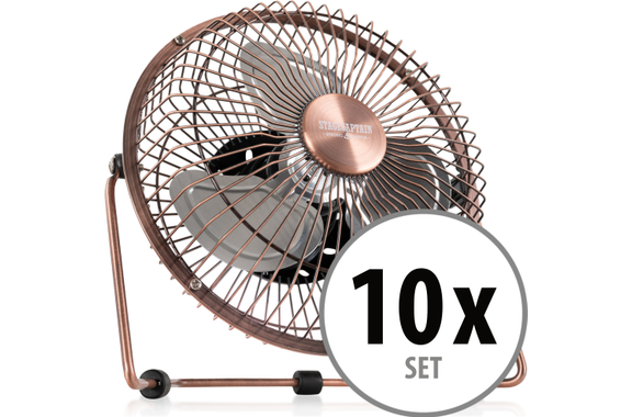 Stagecaptain TV-60U MkII 6" USB-Tafelventilator 10x Set image 1