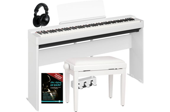 Yamaha P-225WH Stagepiano Set Bianco image 1