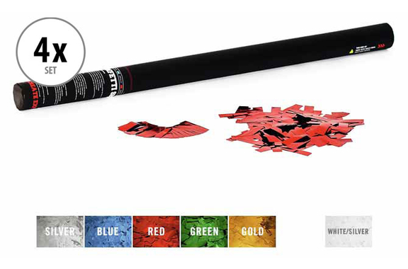 TCM FX Confetti-Shooter 4-Delig Set, Multicolor Metallic image 1