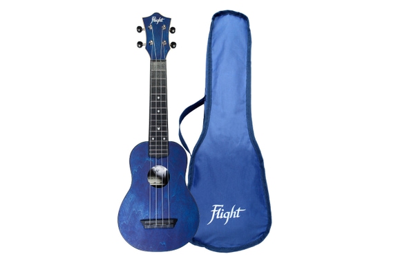 Flight TUS35 DB Travel Sopran Ukulele Dark Blue image 1