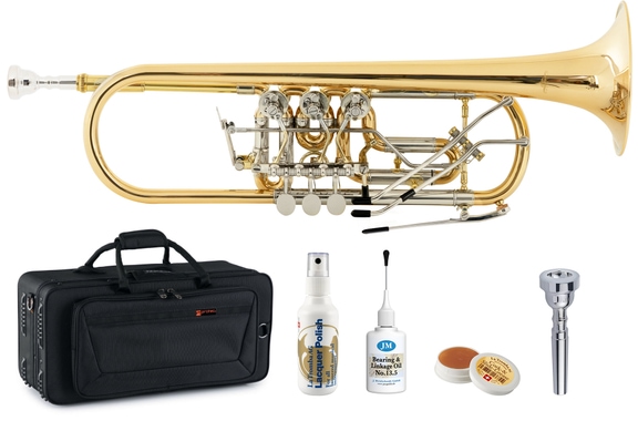 Lechgold BTR-19L Bb Concert Trumpet Deluxe Set image 1