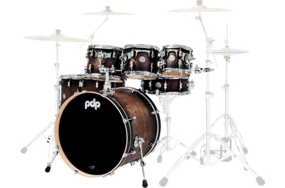 PDP Concept Maple Shell Set Charcoal Burst image 1