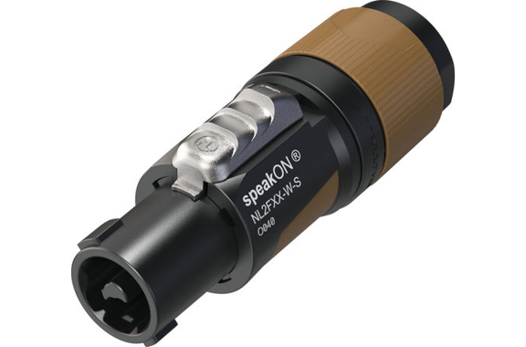 Neutrik NL2FXX-W-S SpeakON Plug 2-Pole image 1