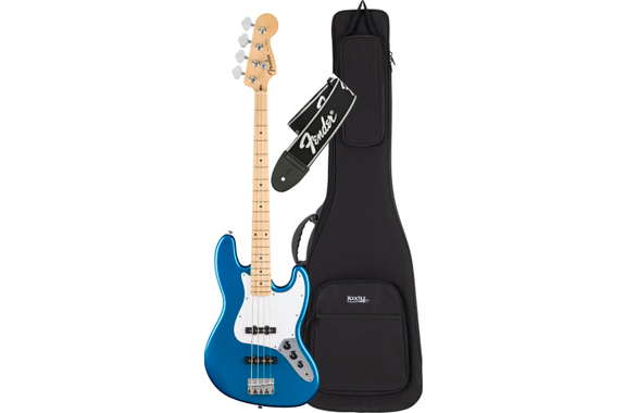 Fender Standard Jazz Bass Aqua Marine Metallic Set image 1
