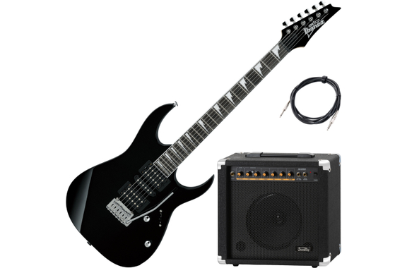 Ibanez GRG170DX-BKN Electric Guitar AK20GR Set image 1