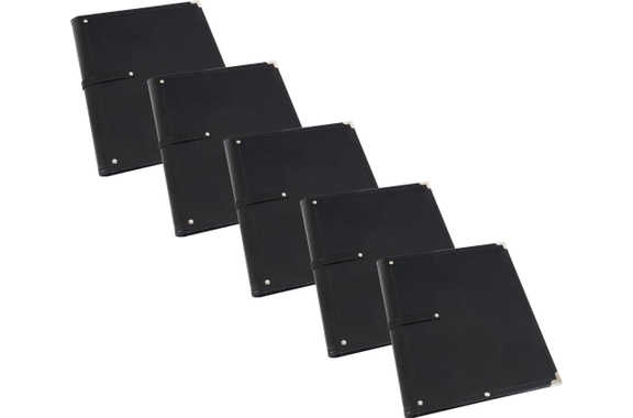Classic Cantabile Notenmap Standard Zwart 5 Stuks Set image 1