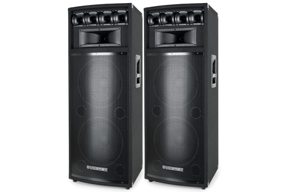 McGrey PowerDJ-212 Enceinte Passive, Paire 2 x 800W image 1