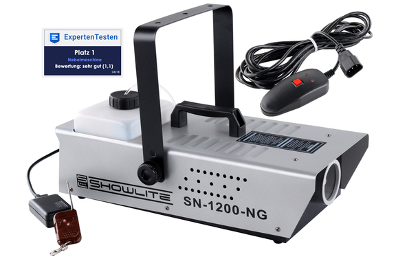 Showlite SN-1200 Fog Machine 1200W incl. Remote Control image 1