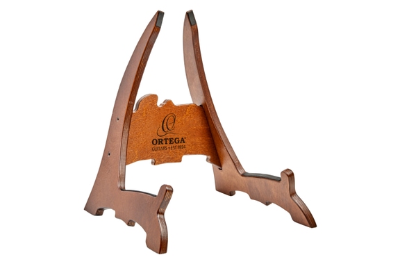 Ortega OWGS-1 Support Pour Guitare Bois Dark Brown image 1