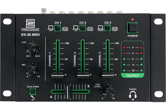 Pronomic DX-26 MKII DJ-Mixer  - Retoure (Zustand: sehr gut) image 1