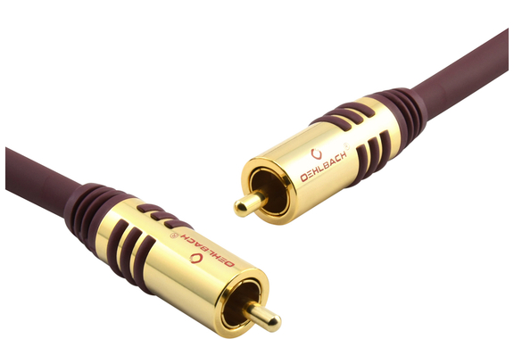 Cable Oehlbach NF Sub Cinch para Subwoofer 3m Rojo image 1