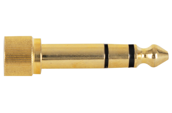 Pronomic AD-JF3.5JS6.3 Adapter 3,5 mm Stereo-Klinke female / 6,3 mm Stereo-Klinke male Gold image 1