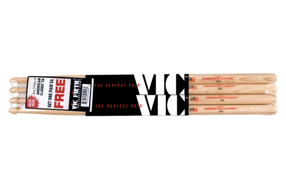 Vic Firth American Classic 5A Value Pack image 1