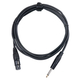 Pronomic Stage XFJ-2.5 Cavo Microfono XLR/Jack 2,5 m Nero