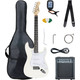 McGrey Rockit E-Gitarre ST-Komplettset White