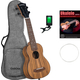 Set de Ukulele Soprano Cascha Zebra Wood