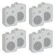 McGrey One Control WH MKIII Altavoces Set 4x (8 Piezas) Blanco