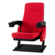 Fauteuil de cinéma Stagecaptain CS-600R Movieking, rouge