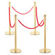 Stagecaptain PLS-150 Deluxe 4.4-150G Afzetpaal Personenleidingssysteem 1,5m goud