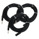 Pronomic Stage JMXM-10 Audiokabel Monoklinke/XLR 10m Schwarz 3er SET