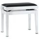 Gewa Pianobank Deluxe Wit Hoogglans