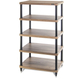Solidsteel S3-5 HiFi Audio Rack Walnut