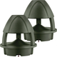Pronomic HLS-560 GR Enceinte Outdoor 360° Verte Set De 2