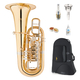 Lechgold FT-20/6GL Tuba en Fa en Laiton Doré Laqué Set Deluxe