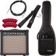 Set Completo Rocktile Add On para Guitarras Eléctricas Light incl. Amp, Funda, Correa, Cable y Púas