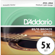 D'Addario EZ920 Medium Light 5x Set