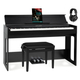 Classic Cantabile DP-S1 SM E-Piano Negro mate Set
