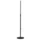K&M 260/1 Microphone Stand With Round Base, Black