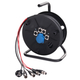 Pronomic DMC-15 2/2/1 Multicore XLR/AC 15m 2xSend, 2xReturn, 1x230V/AC auf Trommel