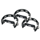 3-Piece Set XDrum TM-1 Hand Tambourine Black