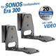 my wall HS41L Par De Soportes De Pared Para Altavoces Sonos Era 300