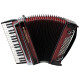 Alpenklang Pro acordeón III 72 MH Shadow Red