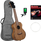 Set de Ukelele de Concierto Cascha Zebra Wood