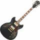 Ibanez AS73G-BKF Guitare Black Flat