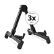 Rocktile GSF-2020B Universal Gitarrenständer faltbar schwarz 3x Set