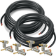 Cable de Altavoz Pronomic con Conectores Banana y Fijación de Expansión 10m Juego de 2