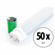 Showlite LED Tube T8W10K45F-600 600mm 50-Pack (Daylight White 4500K)