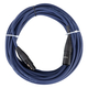 Pronomic Stage DMX3-10 Câble DMX 10m bleu avec contacts dorés