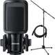 Shure SM4 Kit Set Microfono a Condensatore a Grande Membrana