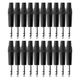 Pronomic JPLUG Black Stereo Jackplug 20 Stuks