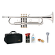 Lechgold TR-18S Trompette Bb Argentée Set Deluxe