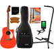 Fender California Standard Redondo CE Fiesta Red Set Per Principianti