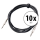Pronomic Instrumentenkabel / Klinkenkabel 3 m 10x Set