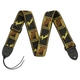 Fender Strap 2\" Monogrammé Black/Yellow/Brown
